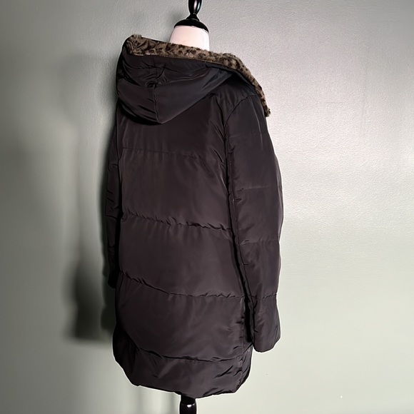 💋 LEOPARD KENNETH COLE HOODED COAT! - Picture 10 of 11